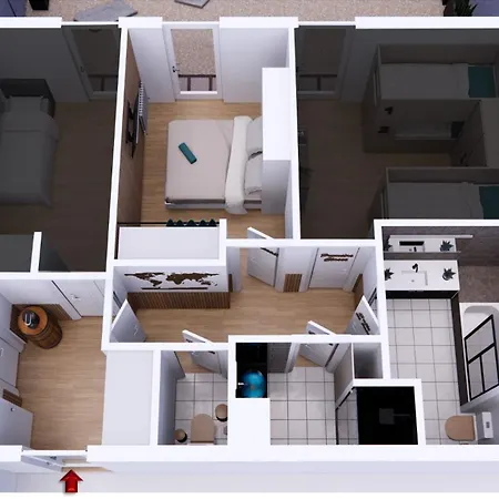 L'escale-chambre-orly-t7-rer C&d فندق مبيت وإفطار أتيس مو